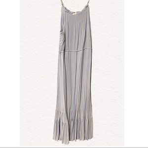 MELROSE AND MARKET
Smocked Tiered Maxi Dress In Blue Feather Silver tinsel